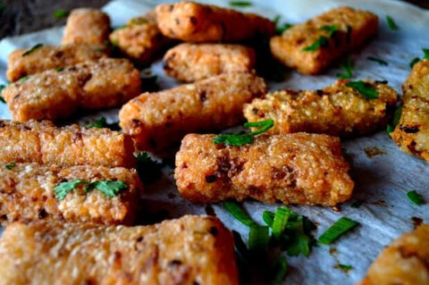 Deep-Fried Sticky Rice Hashbrowns (粢饭糕)